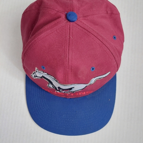 Vintage Mustang Cap Ford Adjustable Hat American Classic - Picture 3 of 7
